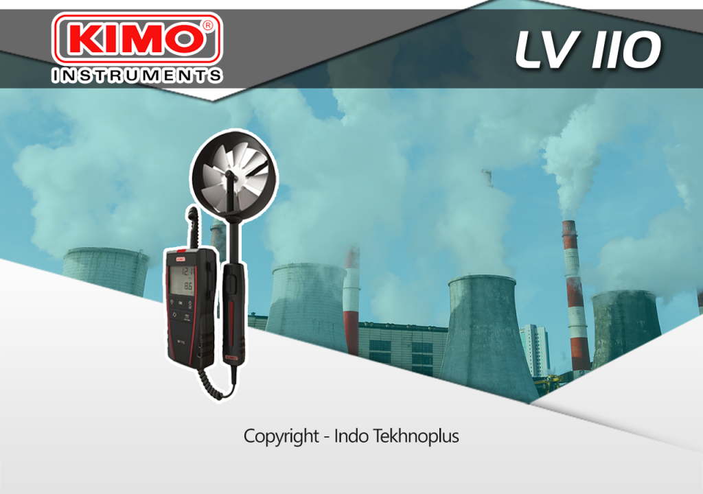 Portable Vane Probe ThermoAnemometer LV 110 INDOTEKHNOPLLUS
